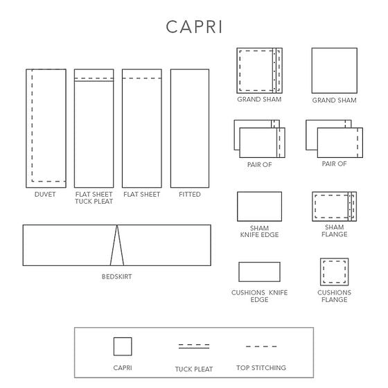 Capri Solid Pillowcases pair by St. Geneve