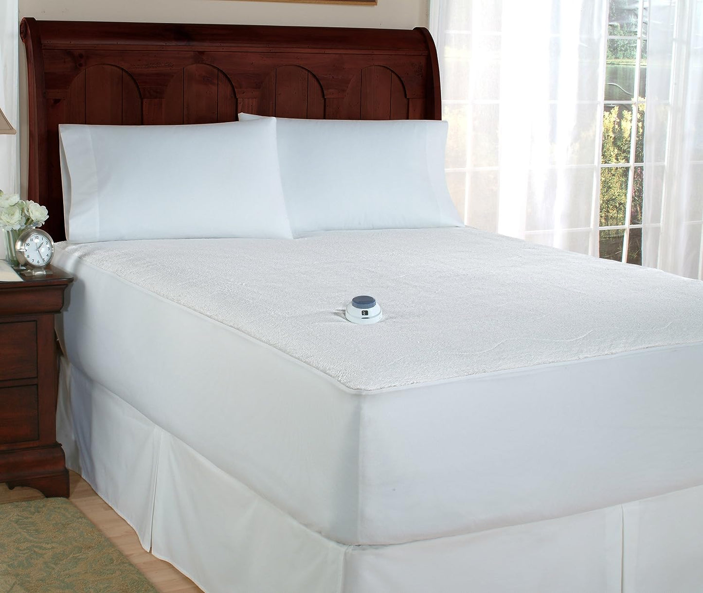 Plush Velour Heated Mattress Pad by PA