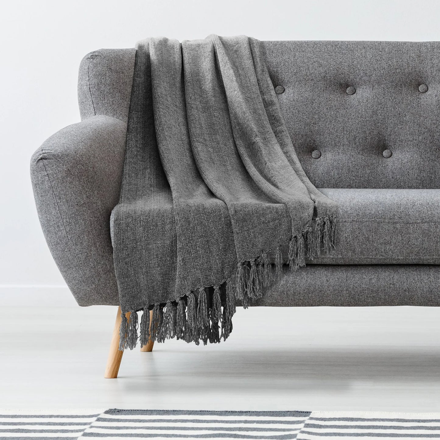 Chenille Throw Blanket by American Flat