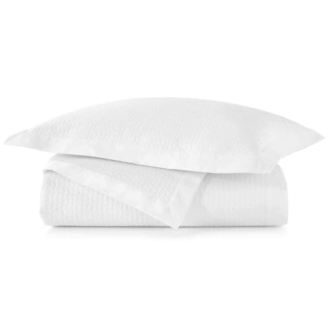 Coverlets Hamilton Quilted Coverlet by Peacock Alley Twin/Twin XL / White Peacock Alley