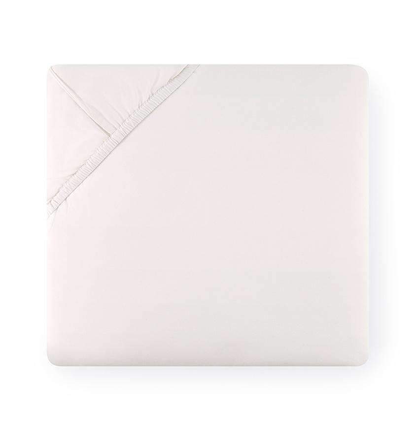 Fitted Sheets Celeste Fitted Sheet by Sferra Twin 39x75x17 / Ivory Sferra