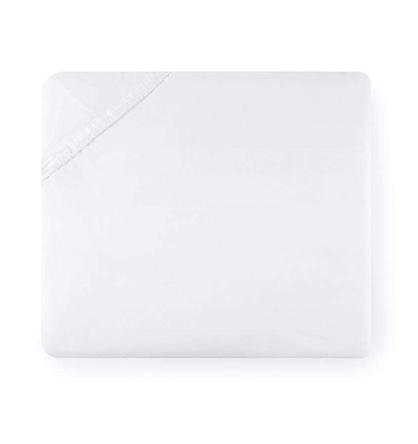 Fitted Sheets Celeste Fitted Sheet by Sferra Twin 39x75x17 / White Sferra