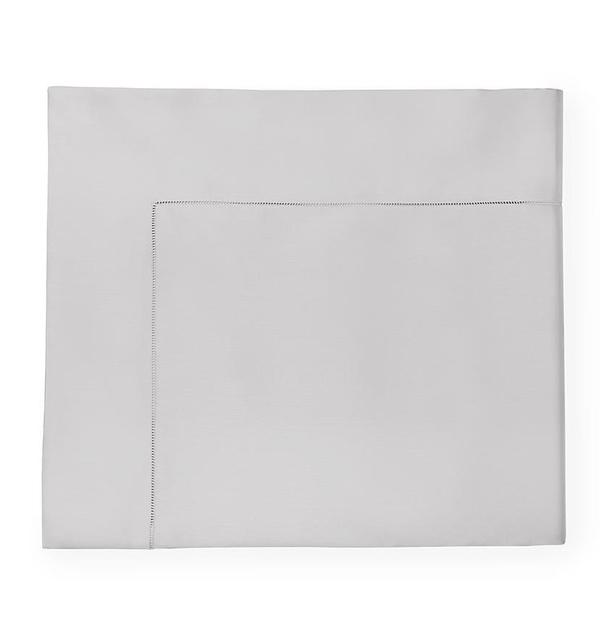 Flat Sheets Giza 45 Percale Flat Sheet by Sferra Queen 96x114 / Tin Sferra