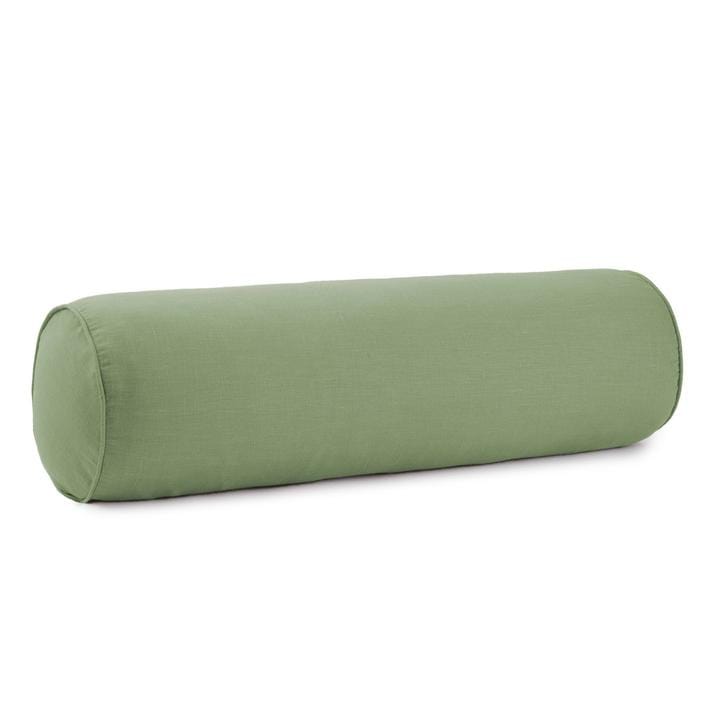 Mandalay Decorative Pillows by Peacock Alley Bolster - 9" x 28" / Sage Peacock Alley