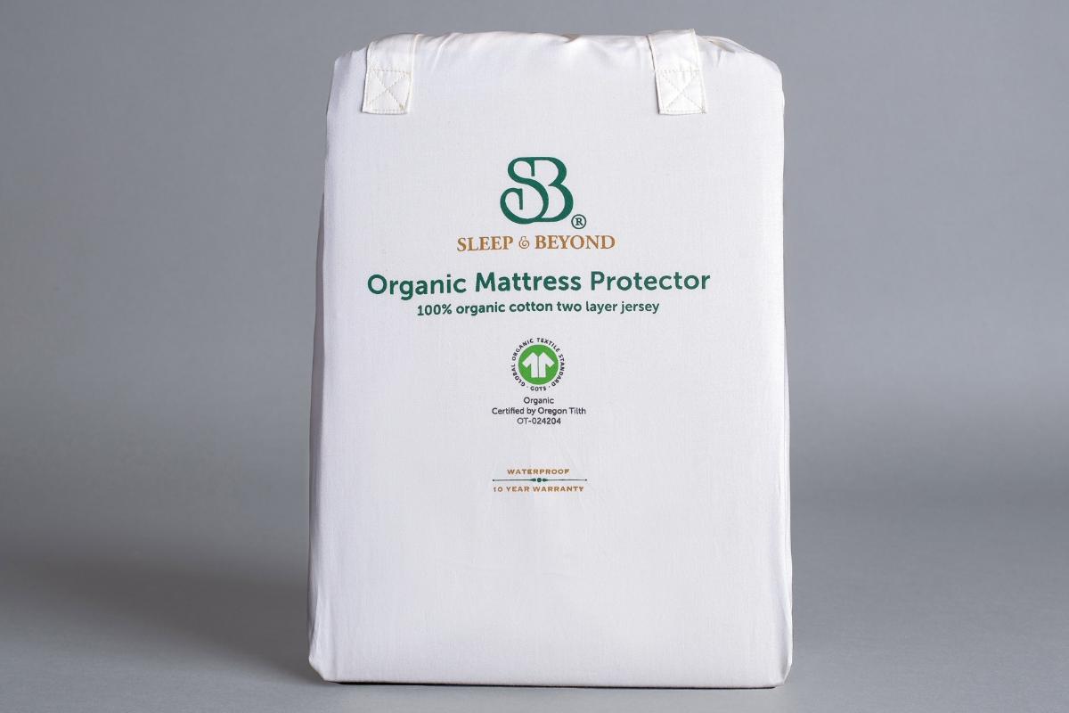 Organic Cotton Waterproof Mattress Protector by Sleep & Beyond