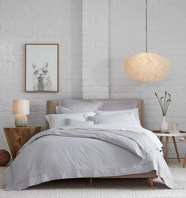 Celeste Percale Pillowcase Pair by Sferra