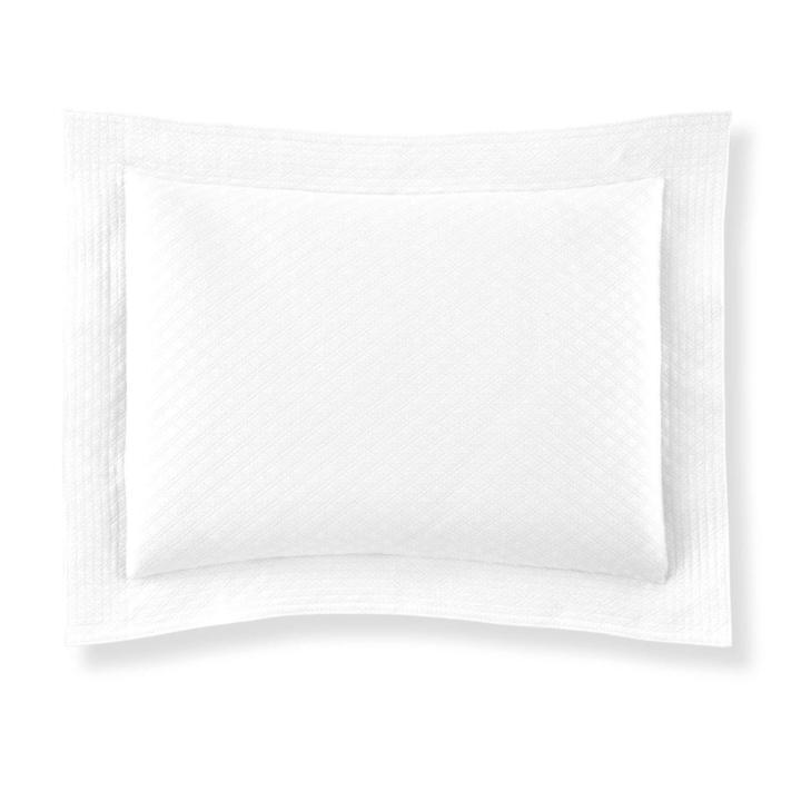 Shams Alyssa Sham by Peacock Alley Standard 20x26 / White Peacock Alley