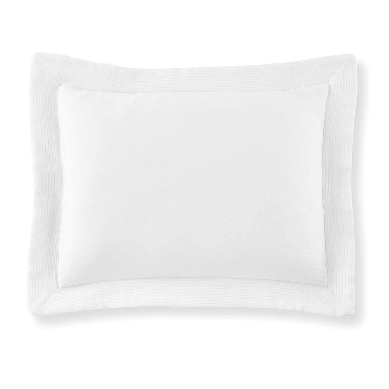 Shams Angelina Matelassé Sham by Peacock Alley Standard 20x26 / White Peacock Alley