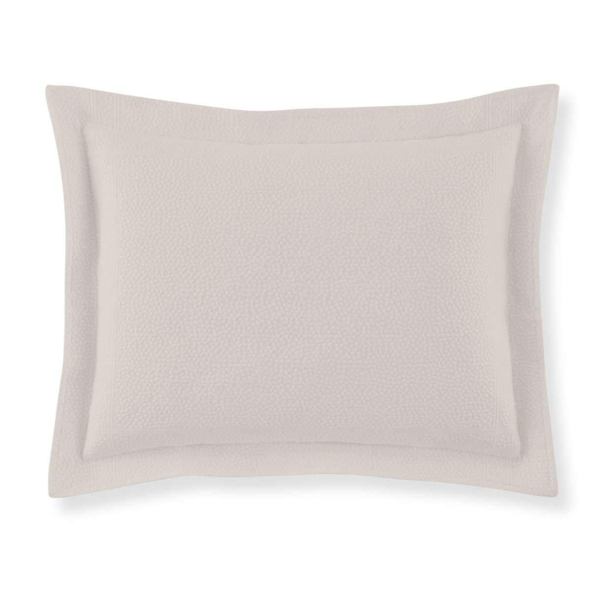 Shams Montauk Matelassé Sham by Peacock Alley Standard / Linen Peacock Alley