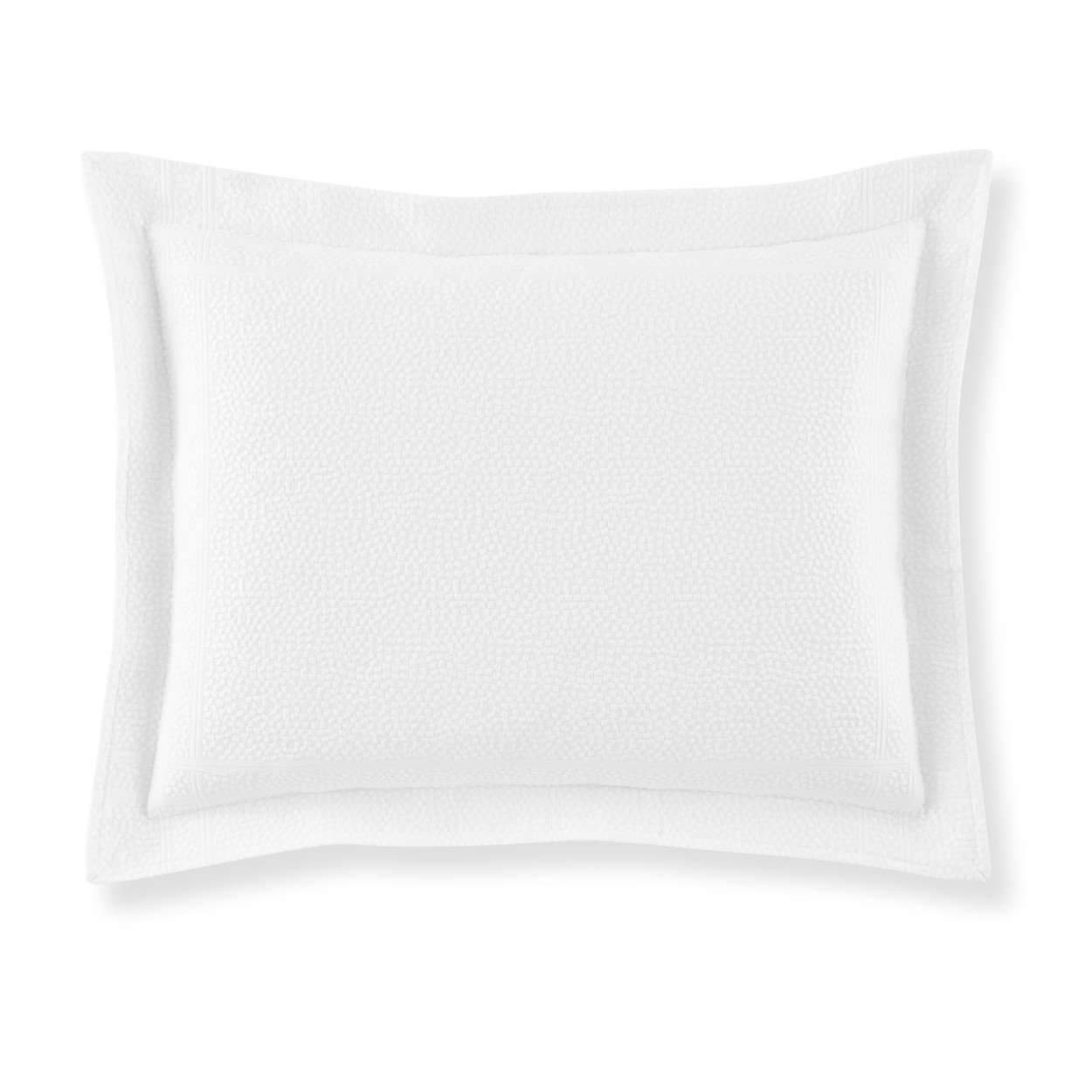 Shams Montauk Matelassé Sham by Peacock Alley Standard / White Peacock Alley