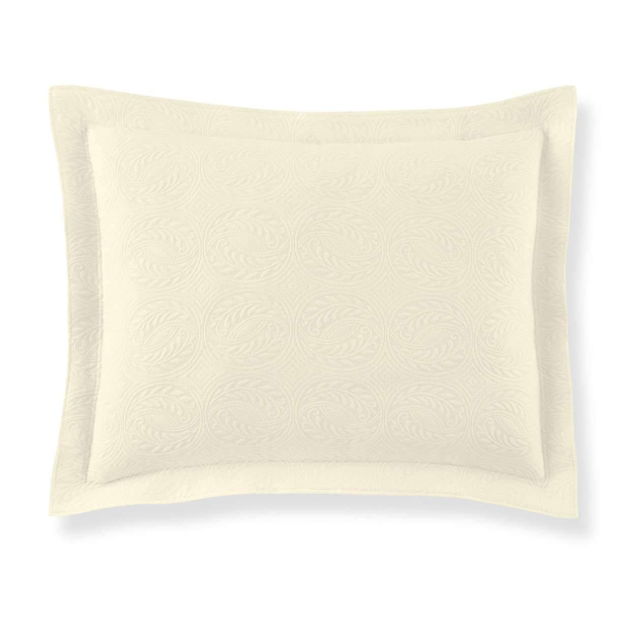 Shams Vienna Sham by Peacock Alley King / Ivory Peacock Alley