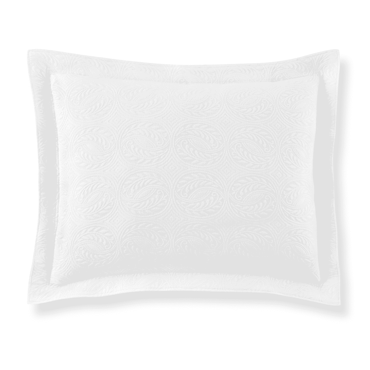 Shams Vienna Sham by Peacock Alley King / White Peacock Alley