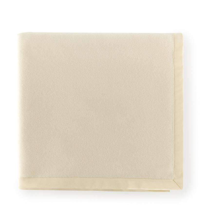 Blankets Olindo Blanket by Sferra Twin 75x94 / Ivory Sferra