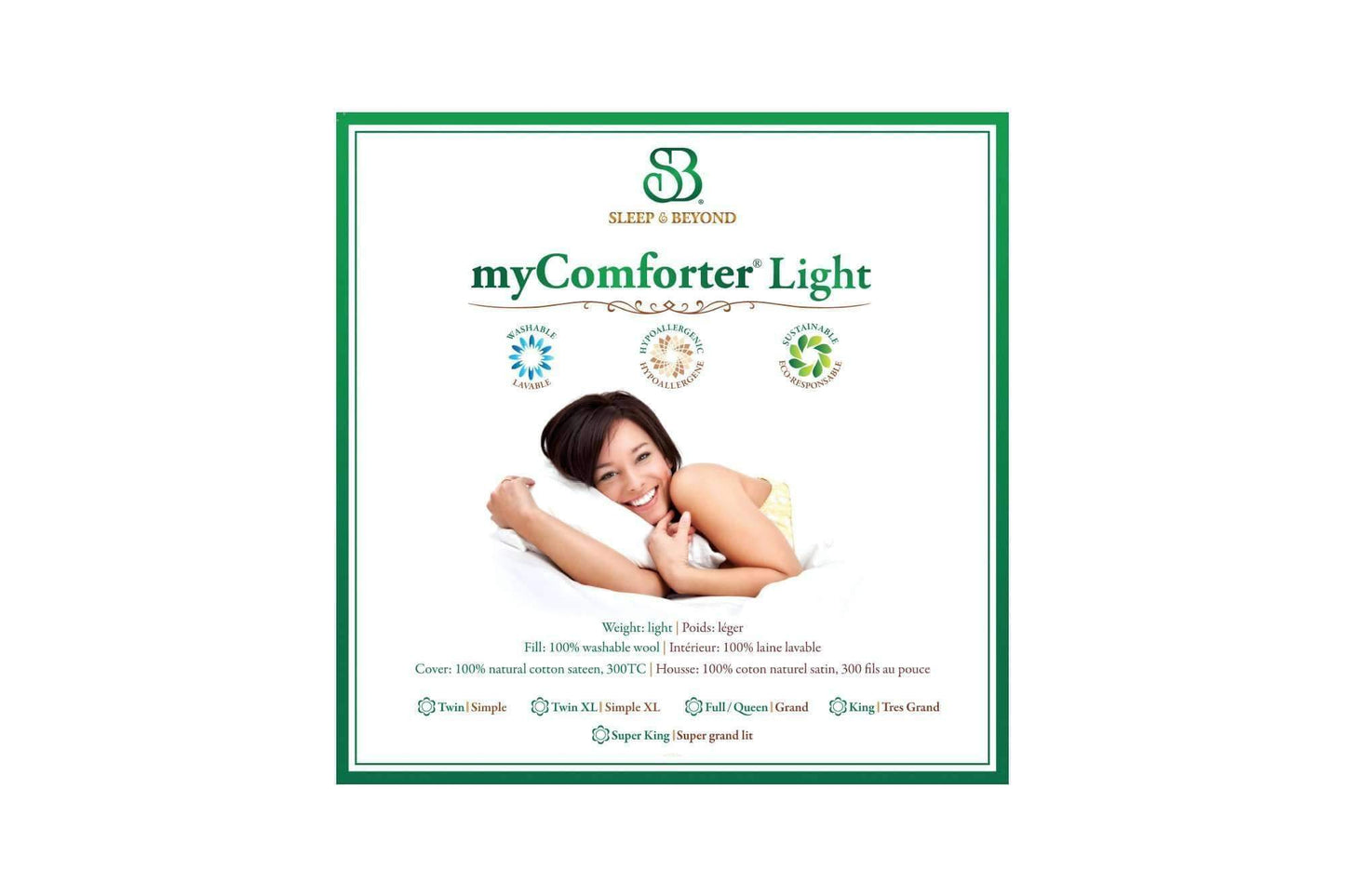 Comforters myComforter™ Light by Sleep & Beyond Sleep & Beyond