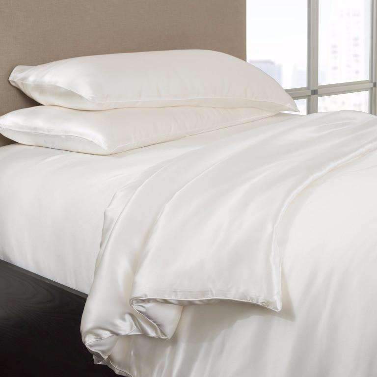 Comforters Silk Filled Comforter with Silk Cover by Mari Ann Mari Ann