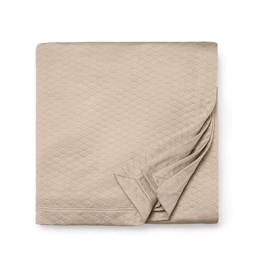 Coverlets Favo Coverlet by Sferra Twin 75x95 / Latte Sferra