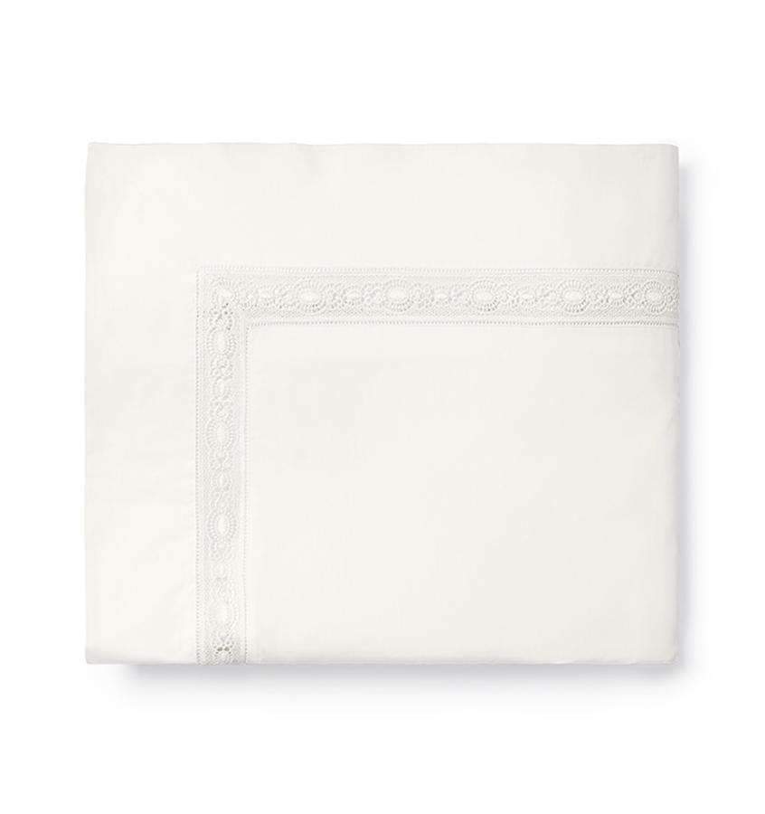 Duvet Covers Giza 45 Lace Duvet Cover by Sferra Queen 88x92 / Ivory Sferra