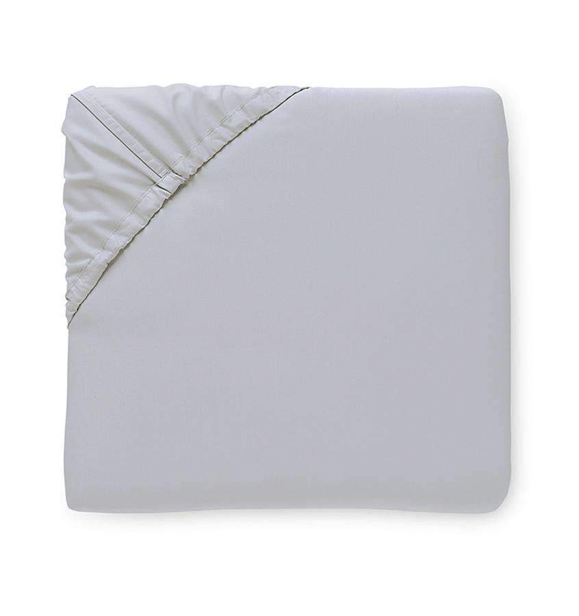 Fitted Sheets Finna Fitted Sheet by Sferra Twin 39x75x17 / Flint Sferra