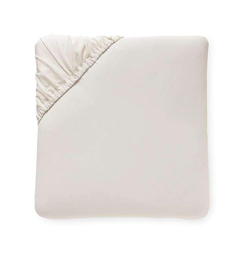 Fitted Sheets Finna Fitted Sheet by Sferra Twin 39x75x17 / Ivory Sferra