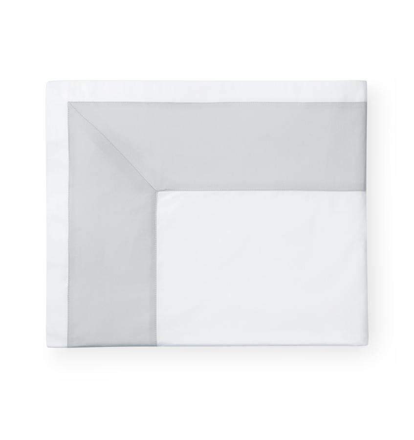 Flat Sheets Casida Flat Sheet by Sferra Twin / White/Lunar Sferra
