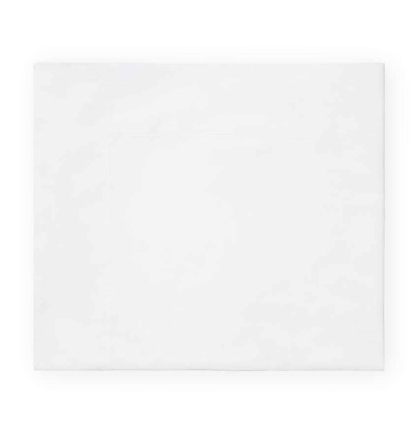Flat Sheets Corto Celeste Flat Sheet by Sferra Twin / White Sferra