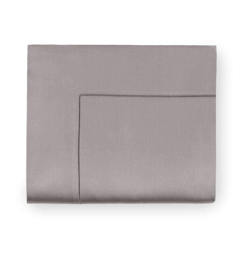 Flat Sheets Giotto Flat Sheet by Sferra Twin 74x114 / Grey Sferra