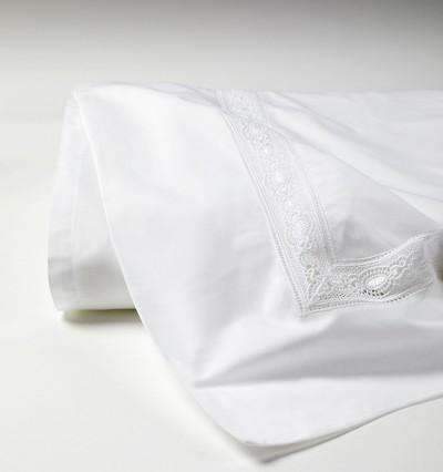 Flat Sheets Giza 45 Lace Flat Sheet by Sferra Sferra