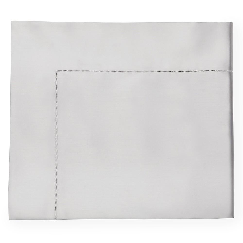 Flat Sheets Giza 45 Sateen Flat Sheet by Sferra Queen 96x114 / Tin Sferra