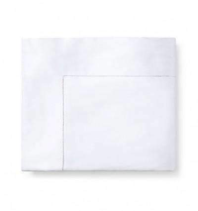 Flat Sheets Giza 45 Sateen Flat Sheet by Sferra Queen 96x114 / White Sferra