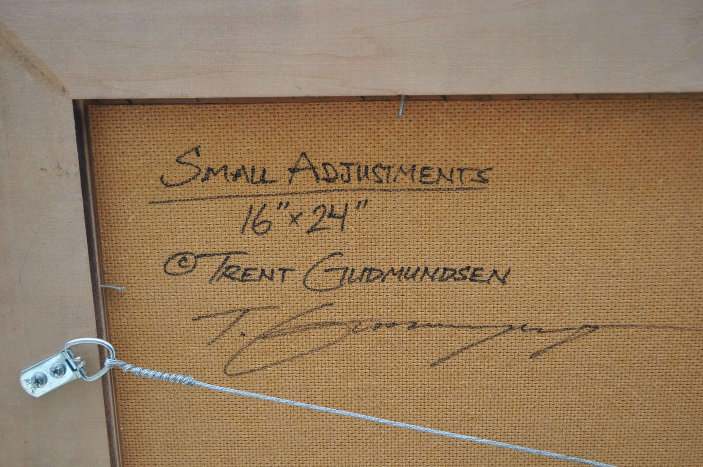 Painting Small Adjustments Painting by Trent Gudmundsen Trent Gudmundsen