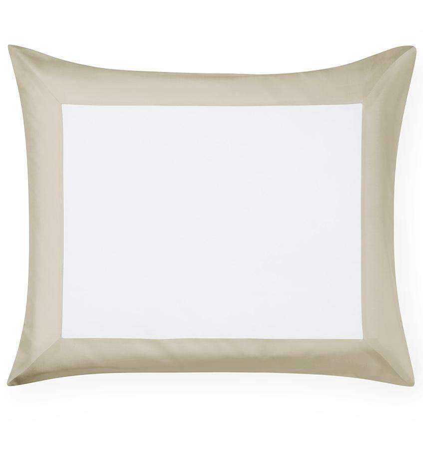 Shams Casida Sham by Sferra Boudoir / White/Oat Sferra