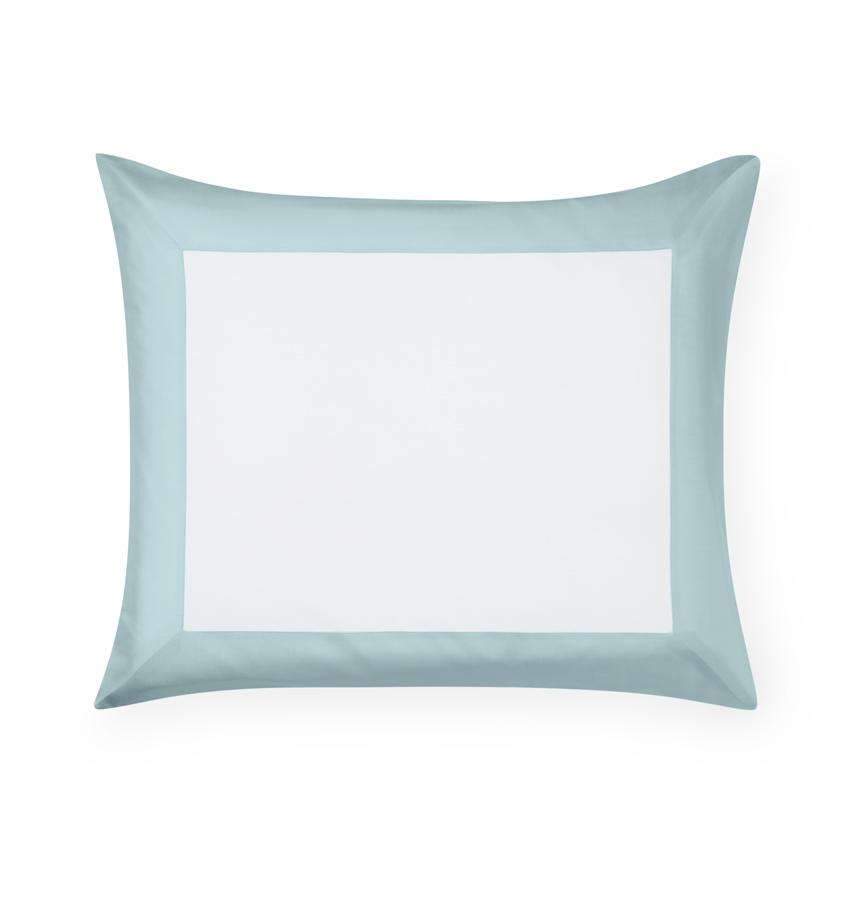 Shams Casida Sham by Sferra Boudoir / White/Poolside Sferra