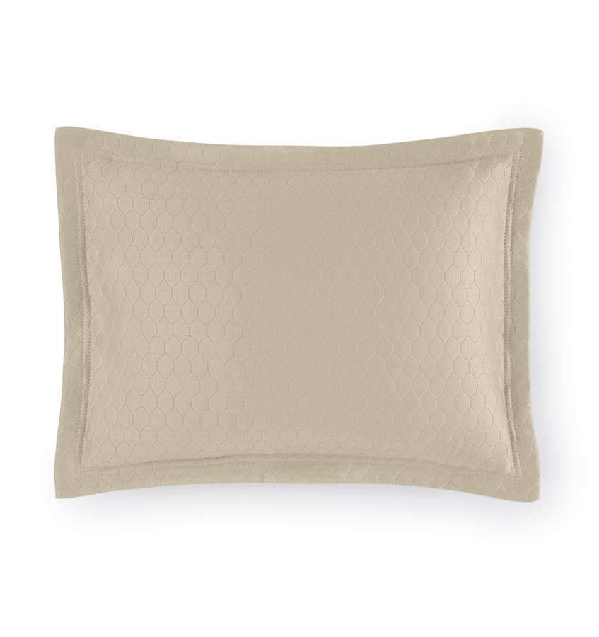 Shams Favo Sham by Sferra Boudoir 12x16 / Oat Sferra