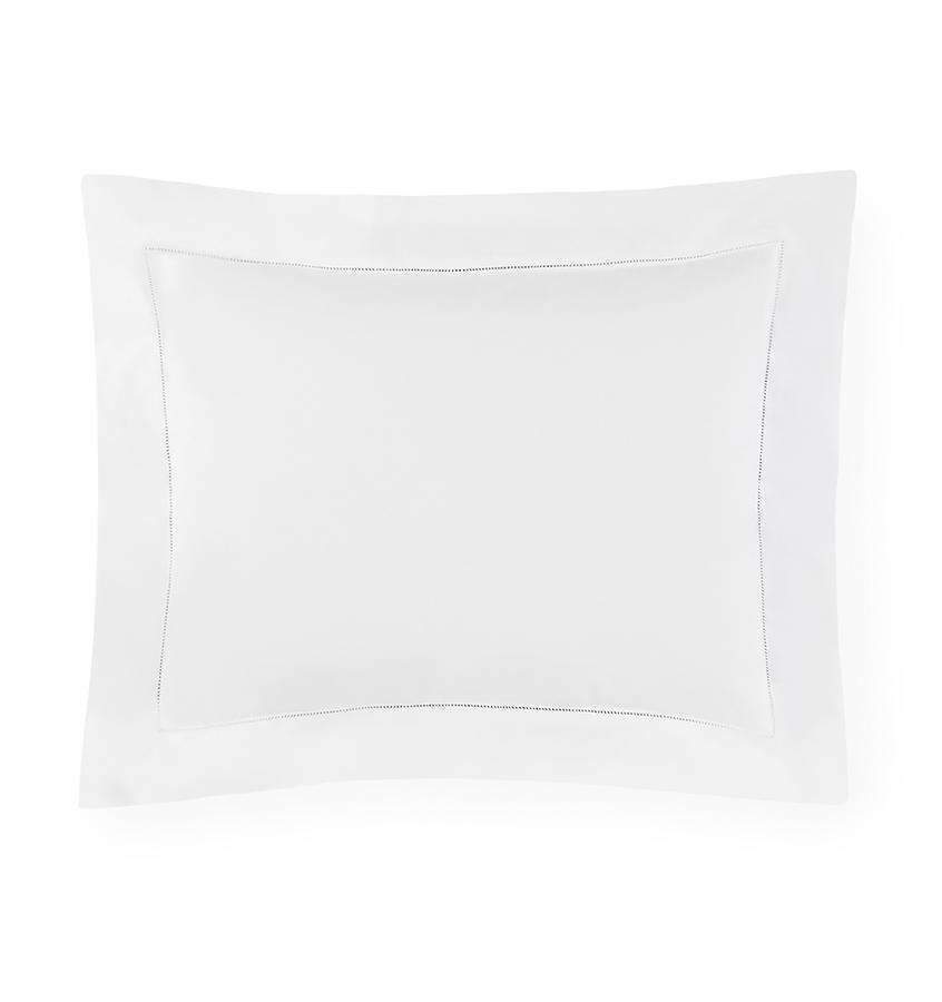 Shams Giza 45 Percale Sham by Sferra Boudoir 12x16 / White Sferra
