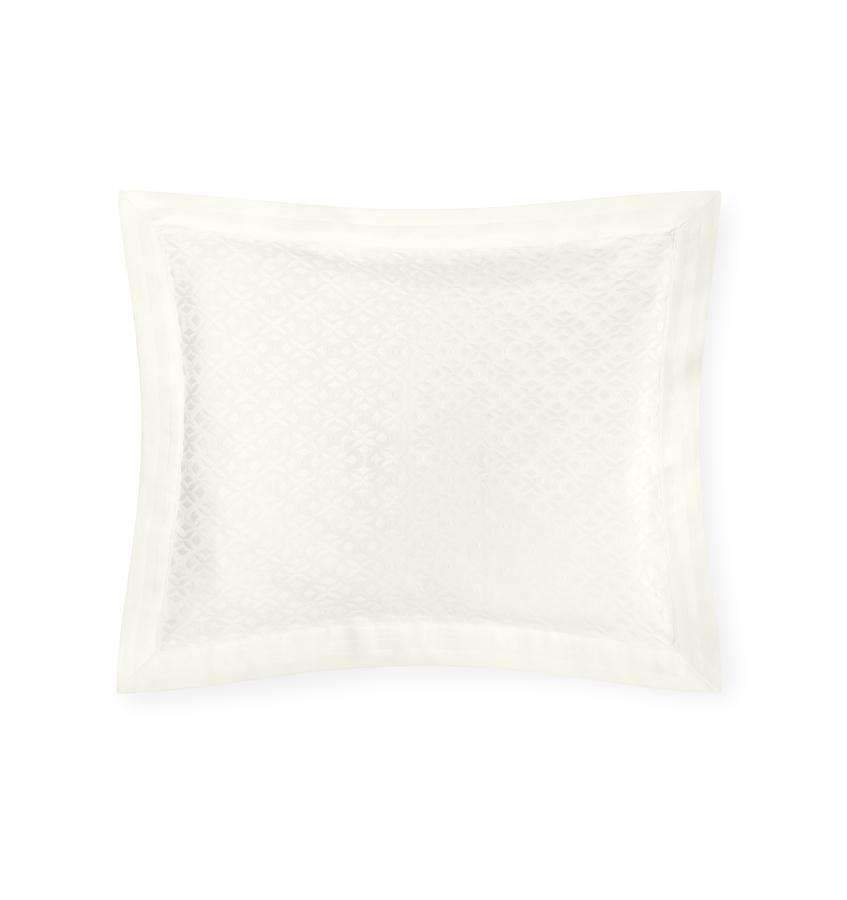 Shams Giza 45 Quattro Sham by Sferra Boudoir / Ivory Sferra