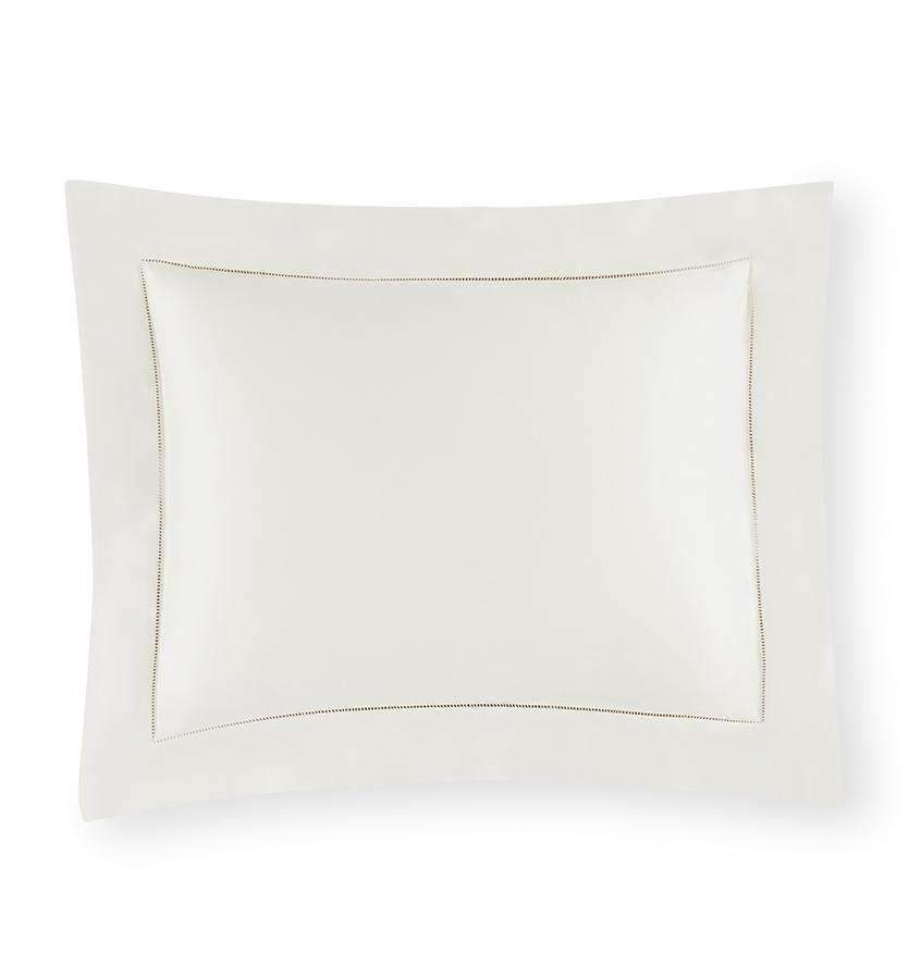 Shams Giza 45 Sateen Sham by Sferra Boudoir 12x16 / Ivory Sferra