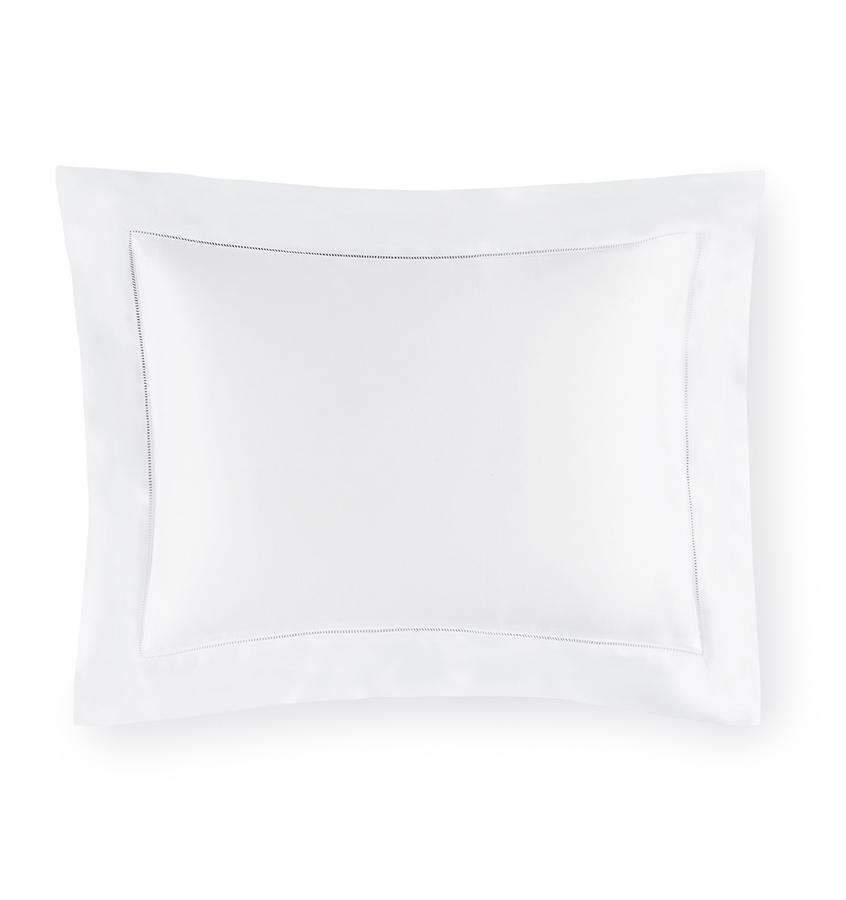 Shams Giza 45 Sateen Sham by Sferra Boudoir 12x16 / White Sferra
