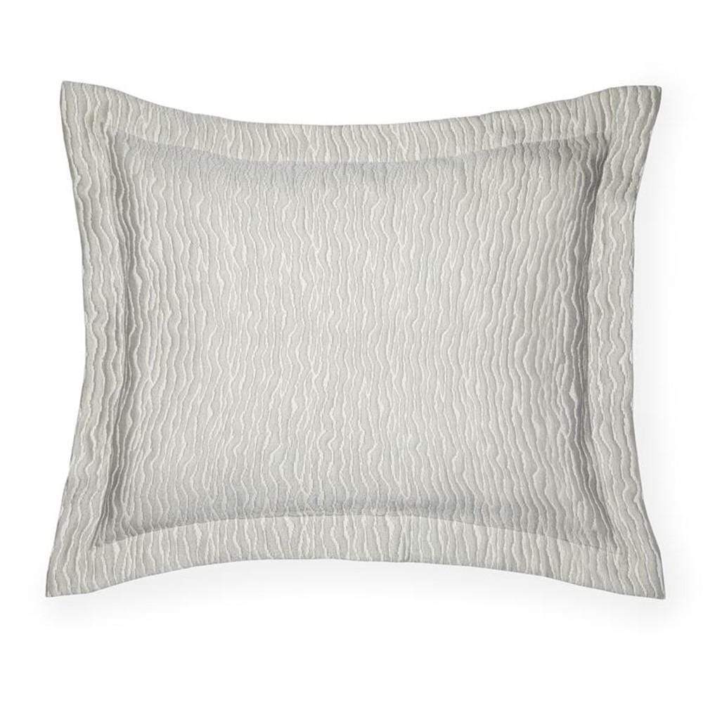 Shams Ondate Sham by Sferra Boudoir / Titanium Sferra