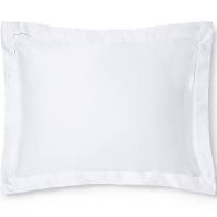 Shams Savio Sham by Sferra Boudoir 12x16 / White Sferra