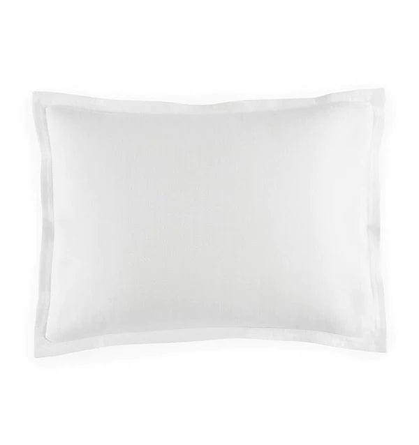 Shams Tesoro Sham by Sferra Standard 21x26 / White Sferra