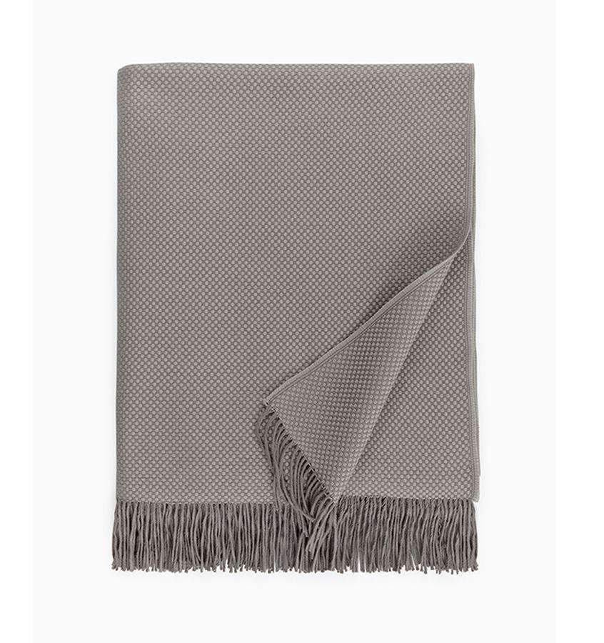 Throws Bristol Throw by Sferra Grey Sferra