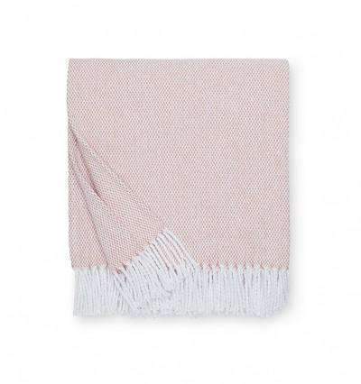 Throws Terzo Throw by Sferra Apricot Sferra