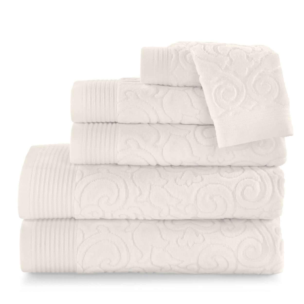 Peacock Alley Bamboo Hand Towel - White